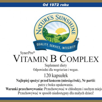 Complex de vitamine B în capsule